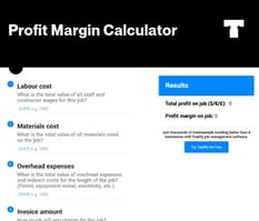 Profit Margin Calcultor CTA pop up 2024